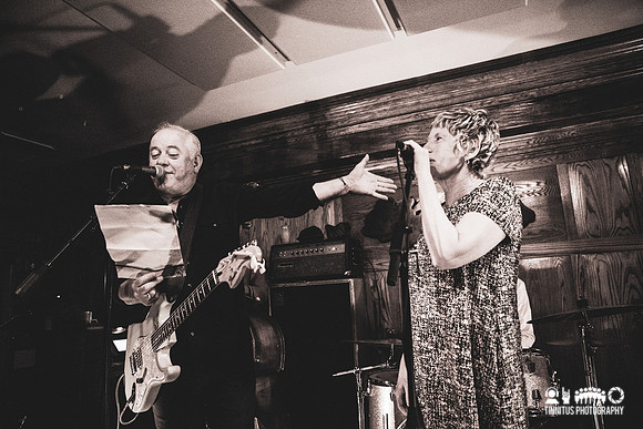 Jon Langford and Sally Timms in concert