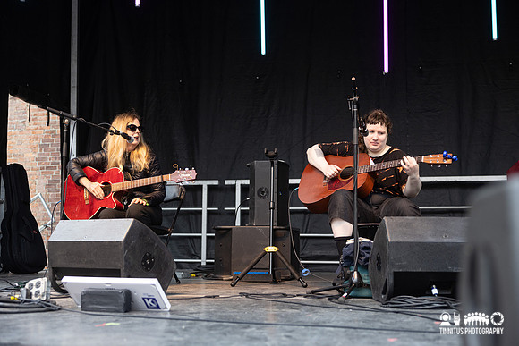 Joanne Sternberg with Mary Lou Lord in concert