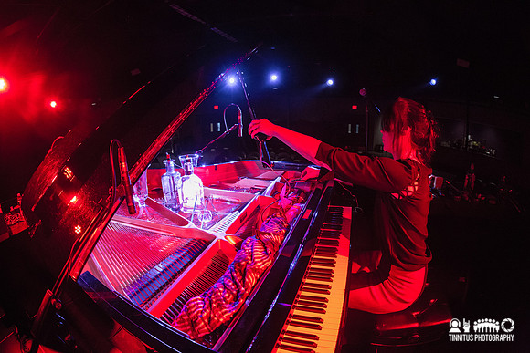 Jason Lescalleet and Olivia Block in concert