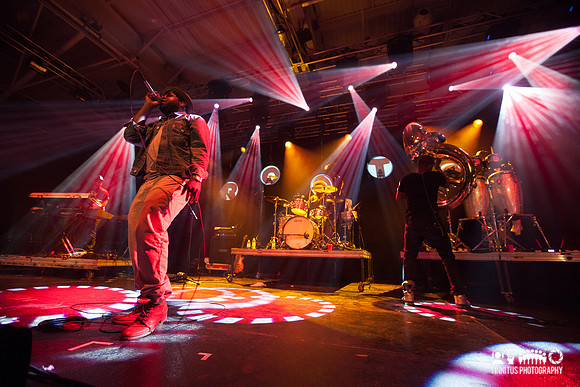 The Roots play at All Tomorrow's Parties' I'll Be Your Mirror, curated by The Afghan Whigs. Shot at Pier 36 in Manhattan, New York City on September 22, 2012.