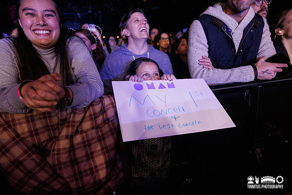 Young fan at the rail for Of Monsters And Men in Boston