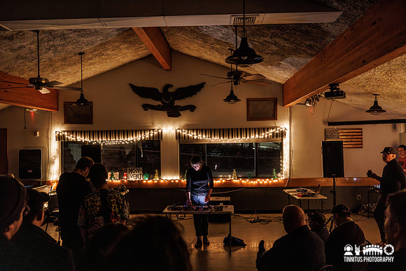 Teignmouth Electron at Non-Event's year-end celebration