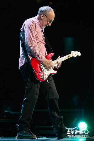 Pete Townshend of The Who in concert