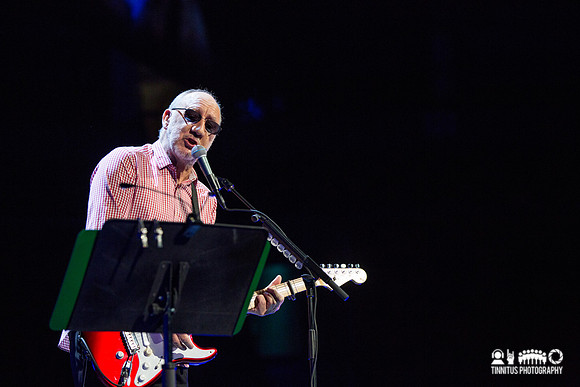 Pete Townshend of The Who in concert