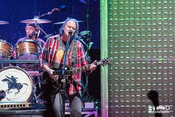 Neil Young and Crazy Horse in concert
