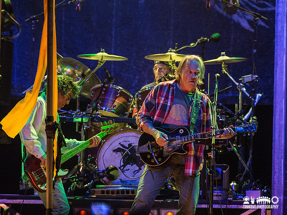Neil Young and Crazy Horse in concert