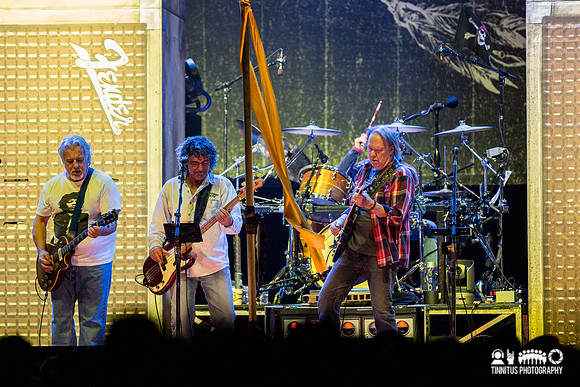 Neil Young and Crazy Horse in concert