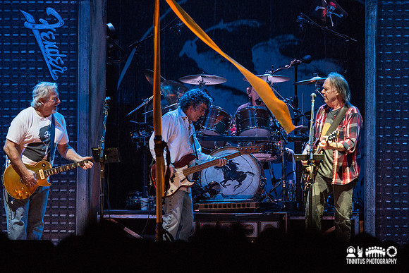 Neil Young and Crazy Horse in concert