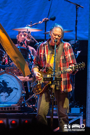 Neil Young and Crazy Horse in concert