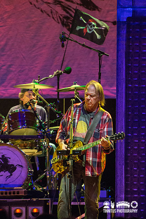 Neil Young and Crazy Horse in concert