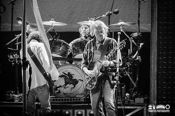 Neil Young and Crazy Horse in concert