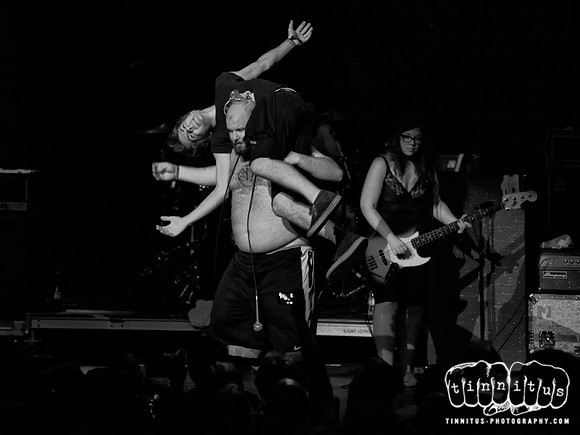 Fucked Up in concert at Matador Records' Lost Weekend - Day 1