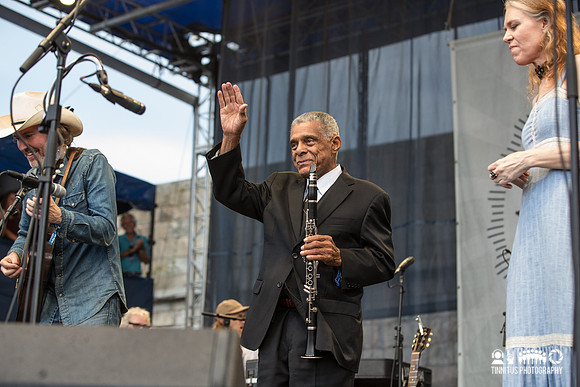 Charlie Gabriel of Preservation Hall Jazz Band in concert