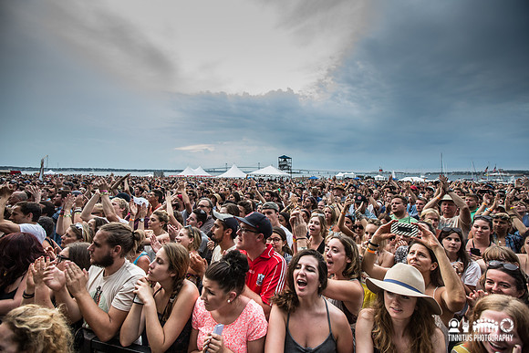 Fans at Newport Folk Festival