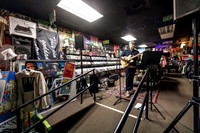 Graham Repulski plays an in-store show at Repo Records in Philapdelphia
