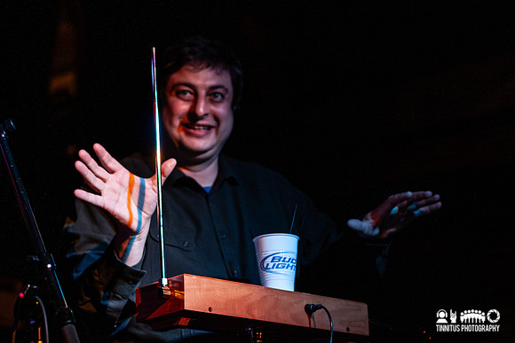 Eugene Mirman with Ted Leo in concert