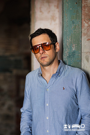 Ryan Davis and Roadhouse Band offstage at Newport Folk Festival