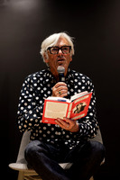 Robyn Hitchcock with Brett Milano at the book reading of his newest book, Stranded In The Future