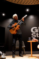 Robyn Hitchcock with Brett Milano at the book reading of his newest book, Stranded In The Future