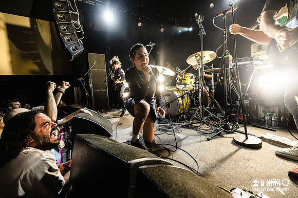 The Armed in concert