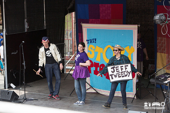 The Story Pirates in concert