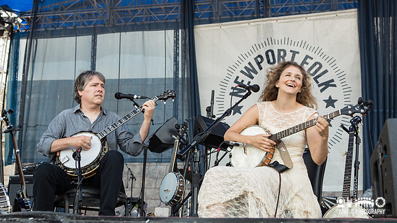 Bela Fleck and Abigail Washburn in concert