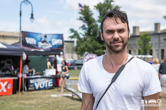 Shakey Graves, hanging out.