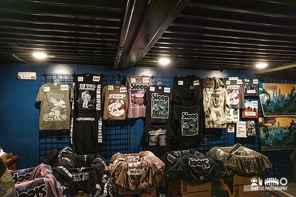 Sleep merch table