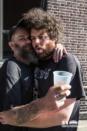 Dixie Dave (Weedeater) and Jared Warren (The Melvins) at Maryland Deathfest