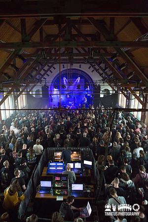 Der Blutharsch and the infinite church of the leading hand in concert