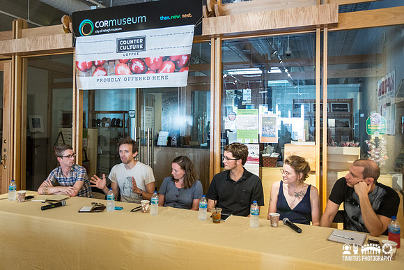 Discussion panel at Hopscotch