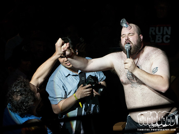 Fucked Up in concert at Matador Records' Lost Weekend - Day 1