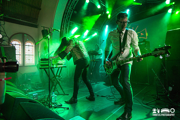 Der Blutharsch and the infinite church of the leading hand in concert