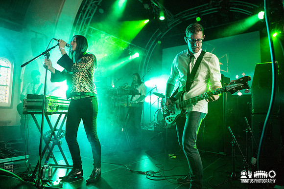 Der Blutharsch and the infinite church of the leading hand in concert