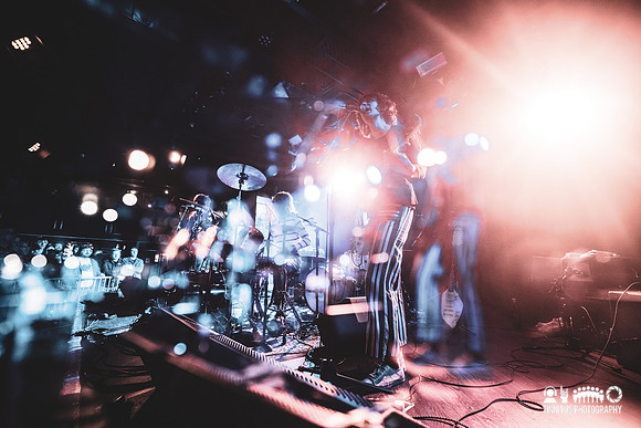 The Sharp Pins in concert