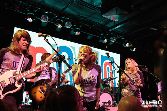 Jen Trynin, Chris Toppin, Hilken Mancini and Kay Hanley at Hot S