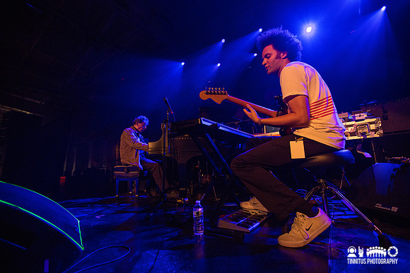 Philip Glass and Tyondai Braxton in concert