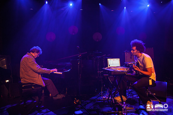 Philip Glass and Tyondai Braxton in concert