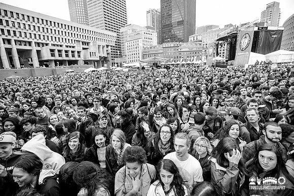 Fans at Boston Calling