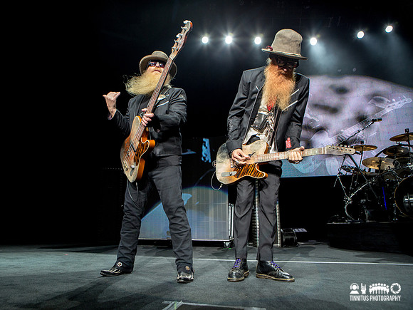 ZZ Top in concert