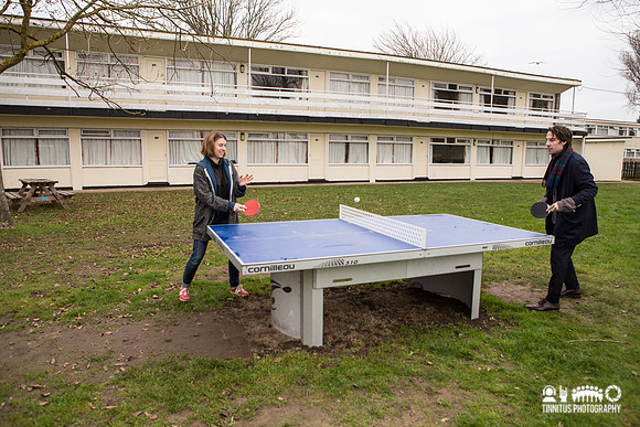 Table tennis at Pontin's