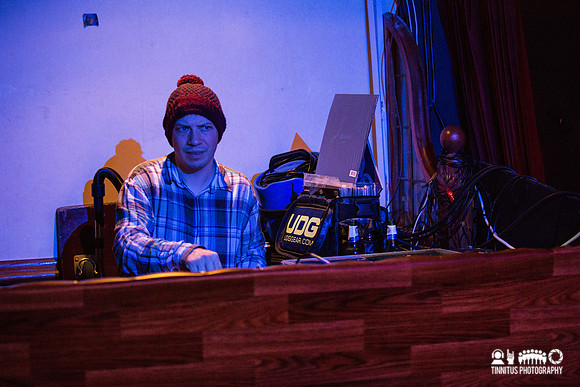 Stuart Braithwaite of Mogwai DJ'ing