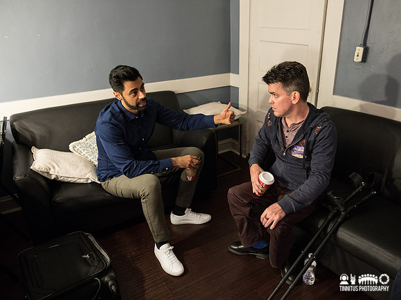 Hasan Minhaj performs at The Wilbur Theatre