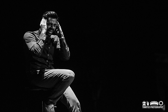 Hasan Minhaj performs at The Wilbur Theatre