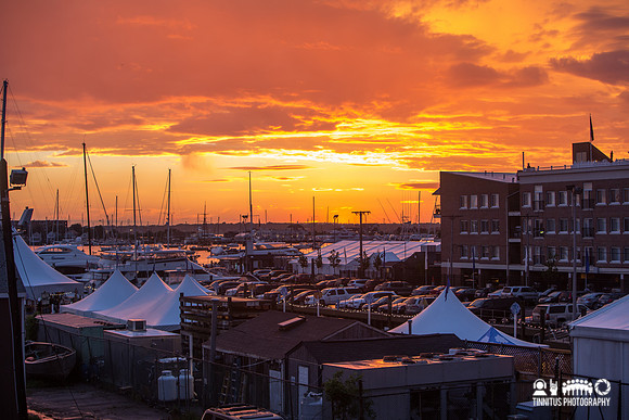 Sunset at Newport Folk Fest