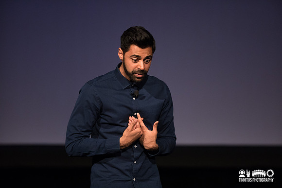 Hasan Minhaj performs at The Wilbur Theatre