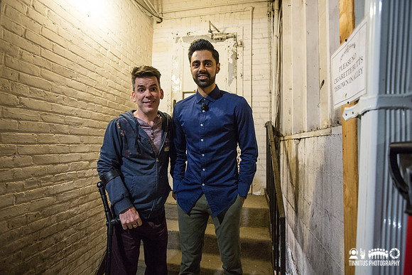 Hasan Minhaj performs at The Wilbur Theatre