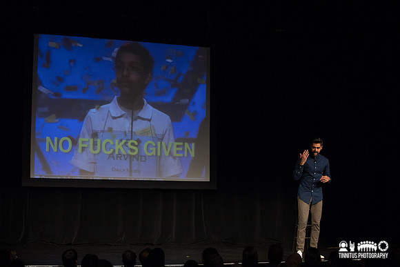 Hasan Minhaj performs at The Wilbur Theatre