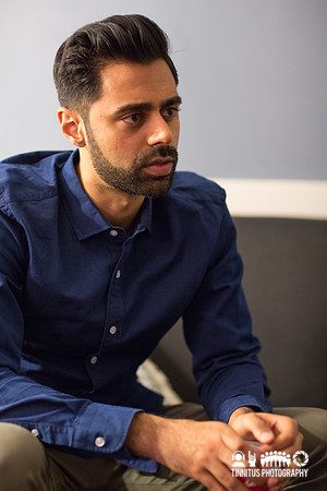 Hasan Minhaj performs at The Wilbur Theatre