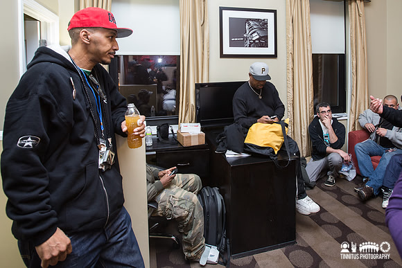 Chuck D at press conference